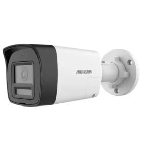 Cámara minibala fija de 2 MP con audio bidireccional y sirena