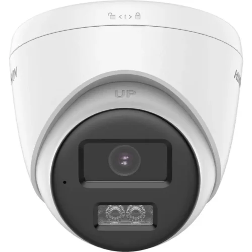 Cámara de torreta fija de 2 MP con audio bidireccional y sirena