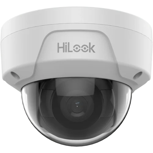 Camara Ip 2Mp Domo H265+ Dwdr 3Dnr D/Nf2.8 Ir30M Poe Ip67 Ik10 Semimetal Hilook