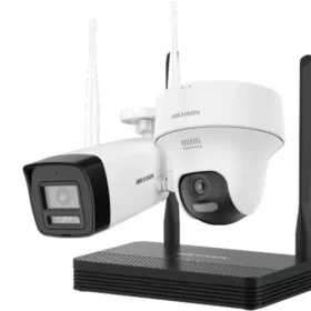 Kit NVR Wi-Fi con 2 Cámaras de 2 MP y HDD 1TB