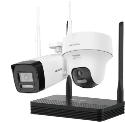 Kit NVR Wi-Fi con 2 Cámaras de 2 MP y HDD 1TB