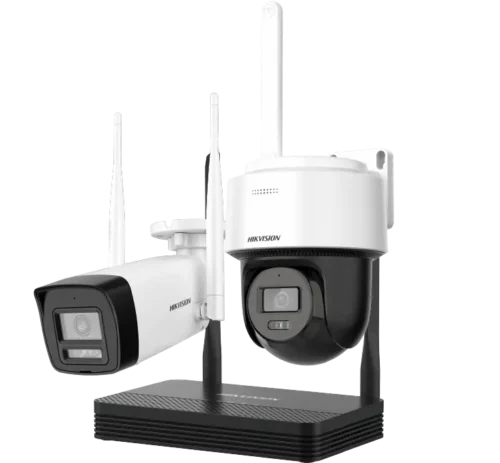 Kit NVR Wi-Fi con 3 Cámaras de 2 MP y HDD 1TB