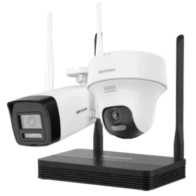 Kit NVR Wi-Fi con 2 Cámaras de 4 MP y HDD 1TB