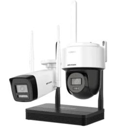 Kit NVR Wi-Fi con 3 Cámaras de 4 MP y HDD 1TB