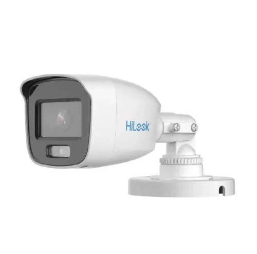 Camara Turbo 1080P Bala Colorvu 3D Dnr Wdr Rango De Luz Blanca 20M Ip66 Plastica Hilook