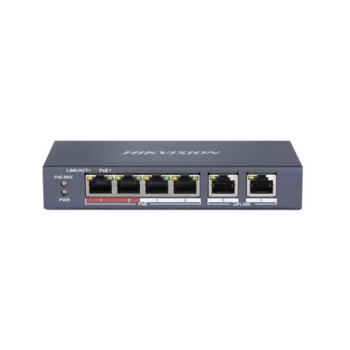 L2 6 Puertos 4/ 100 Mbps Poe Y 2/100 Mbps Ethernet Poe 35w Metalico