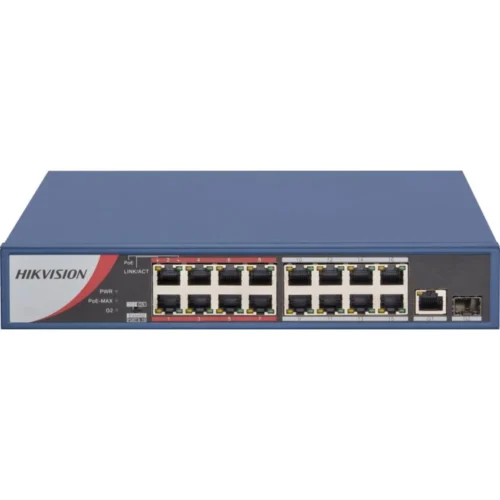 L2 16 Puertos Rj45 10/100mbps Poe 130w Metalico