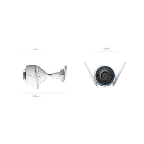 Cámara WiFi Exterior EZVIZ H3 3K con Control por Gestos - Imagen 2