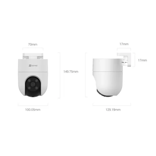 Cámara 360° Exterior EZVIZ H8c con Seguimiento Automático - Imagen 2