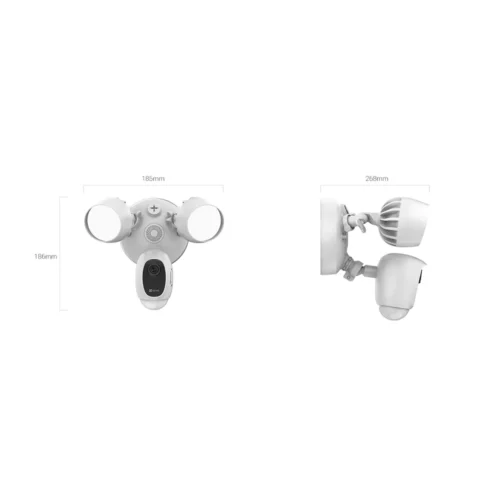 Cámara de Seguridad Exterior EZVIZ LC1C con Doble Reflector LED - Imagen 2