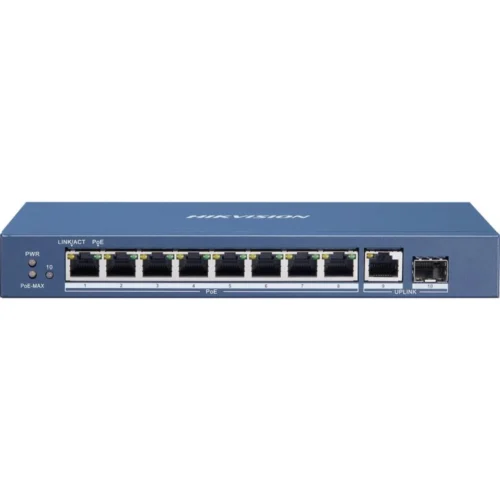 Switch Poe 8 Puertos Gigabit 802.3 Af At 30w 1 Puerto Sfp