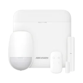 Panel Ds-pwa48-e-wb(axpro 433mhz, White) *1 Sensor Magnetico Ds-*1 Sensor De Movimiento Pir*1 Llavero  2da Generacion